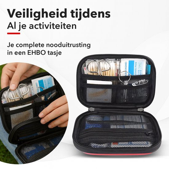 104-Delige EHBO Kit - Noodpakket - EHBO voor Auto, Thuis, en - Kit met en - en