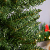 Homcom Kerstboom Smal incl. standaard 210 cm - Groen
