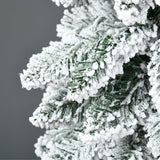 Kunstkerstboom Smal met Sneeuw - 180 cm - Ø74 cm