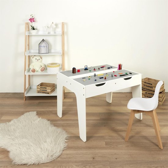 Home Deco Factory Wandrek 4 lagen 60x30x117 cm - Wit