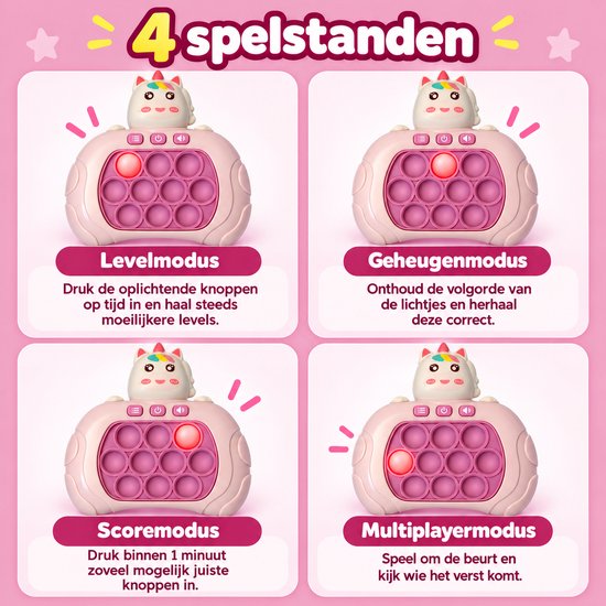 DMG Supply Pop It Game - Pop It - Pop Or Flop - Fidget Toy - Educatief Speelgoed