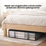 Onderbed opbergtas - 2 stuks - 60x45x15 cm - Kleding of Dekbed opbergen onder het Bed