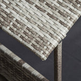 4goodz Rattan Hondenbed in huis vorm met Kussen 69x98x70 cm