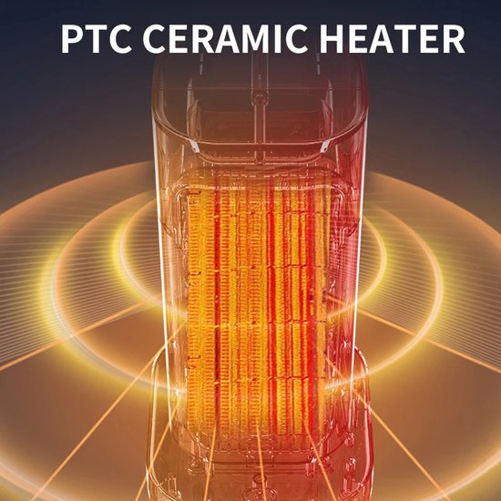 Heater - verwarming - ventilatorkachel - heaters elektrisch voor binnen - luchtverwarmer - Mini Airconditioner Ventilator Draagbare Ruimteverwarming En Koeling 1300W