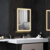 4goodz LED Spiegelkast Badkamer 50x70 cm Dimbaar Anti-condens Zwart