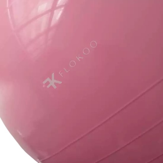 Yoga bal - Roze - inclusief pomp - Fitness bal - Zwangerschapsbal - 75 cm - Stevig & duurzaam