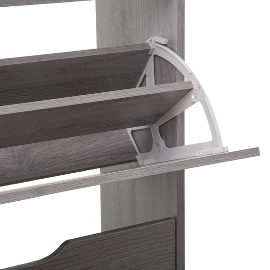 4goodz schoenenkast 3 lades 60x24x118 - voor 18 paar