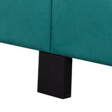 Bedombouw - Groen - 147x206x110cm - Bedombouw met Hoofdbord - De perfecte combinatie van comfort en stijl voor je slaapkamer