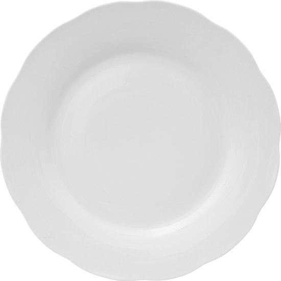 Serviesset 6 persoons Alma - Klassiek Servies Porselein 30-delig - Wit