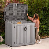 Lifetime® Containerombouw Kunststof voor 2 containers - kliko ombouw