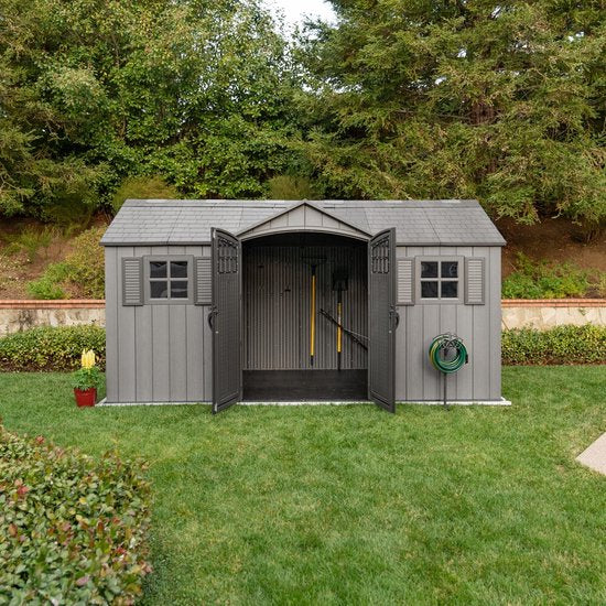 Lifetime - LG60318 - Tuinhuis - Tuinschuur - 244 x 244 x 457 cm