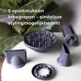 NOVIFY® Fohn - Fohnborstel - Haardroger met 5 opzetstukken - Fohn met Diffuser - 1600W - V2