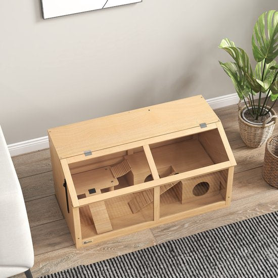 4goodz Hamsterkooi van Hout met Hangbrug