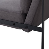 Zitbank voor 2 Personen - Grijs - 125 x 80 x 77 cm - Loveseat - Stijlvol en Comfortabel voor Elk Interieur