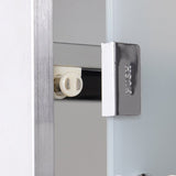 4goodz Medicijnkastje EHBO-kastje met slot RVS 12x25x48 cm