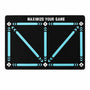 Voetbal Trainingsmat – Voetbal Oefenmat – Dribbelmat – Voetbal Trainingsmat 90 x 60 cm – Voetbal Trainingsmateriaal – Voetbal Voetwerktrainer – Antislip Trainingsmat