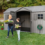 Lifetime - LG60318 - Tuinhuis - Tuinschuur - 244 x 244 x 457 cm