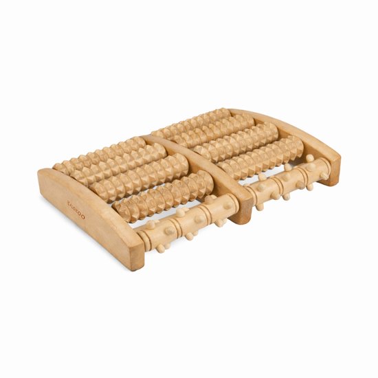 Houten Voetmassage Roller – Voetmassage Apparaat – Voetreflex Massage Roller – Massief Hout – Tegen Vermoeide Voeten – Handmatige Voetmassager