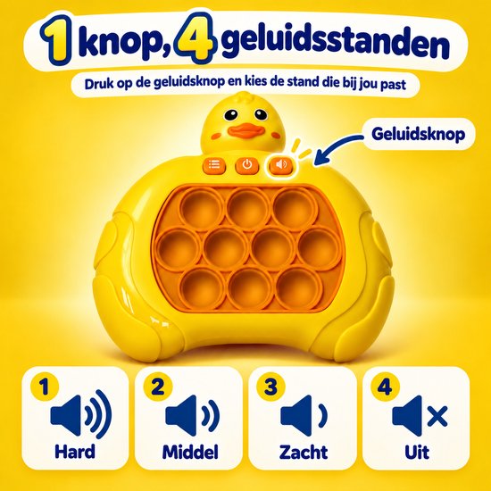 DMG Supply Pop It Game - Pop It - Pop Or Flop - Fidget Toy - Educatief Speelgoed