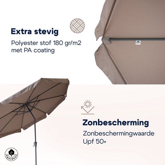 4gardenz® Parasol Kantelbaar