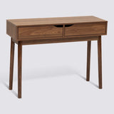 Home Deco Factory Sidetable Console Bijzettafel Met 2 Laden Klaus - Bruin