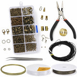 Sieraden Maken Starter Set - DIY Zelf Sieraden Maken Starter Set - Oorbellen - Ketting Hanger - Bedel Armbanden - Resin - Juwelen Start Pakket - Koper
