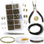 Sieraden Maken Starter Set - DIY Zelf Sieraden Maken Starter Set - Oorbellen - Ketting Hanger - Bedel Armbanden - Resin - Juwelen Start Pakket - Koper