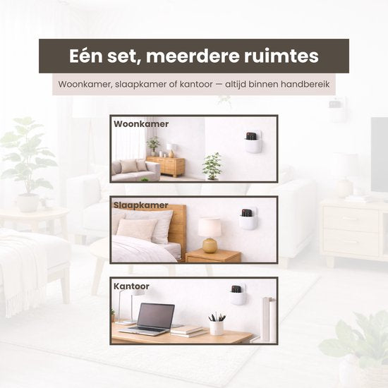 Afstandsbediening Houder- AB Houder - Remote Controll Holder - 3 9 11,5 - Set van 3 stuks