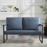 Zitbank voor 2 Personen - Blauw - 125 x 80 x 77 cm - Loveseat - Stijlvol en Comfortabel voor Elk Interieur