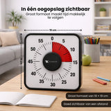 Leerklok - Aftelklok Kookwekker - Leer