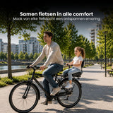 Bagagedrager Kussen – Zwart Fietszitje voor Extra Comfort en Eenvoud