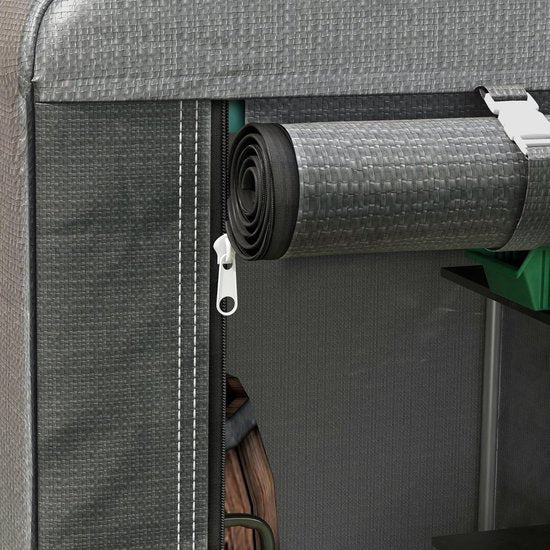 4goodz Opslagtent voor fietsten of gereedschap Weersbestendig 1,2x1,8x1,6 mtr