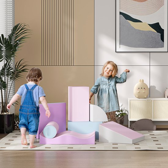 Schuimbouwstenen voor kinderen - Foamblokken Set van 7 stuks