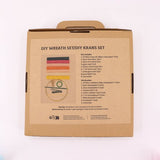 DIY Krans Maken Set van Crêpepapier Complete Creatieve Knutselset voor Papieren Bloemenkrans Inclusief Instructies voor Volwassenen en Kinderen