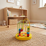 DMG Supply Houten Speelgoed Set - Montessori Speelgoed - Vormenstoof - Kralenspiraal - Regenboogstapelaar - Vanaf 3 Jaar