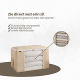 Opbergtas Kleding - 4 Stuks - Organizer voor Dekbed - Opbergzak - Opbergers voor Seizoenskleding