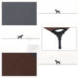 Ventilerend Hondenligbed 92x76x18cm- Comfortabele hondenstretcher - Bruin