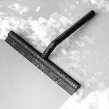 AKSA Home® Vloertrekker met Raamwisser - Douchewisser - Trekker Douche - RVS Vloerwisser - met Steel - Zwart