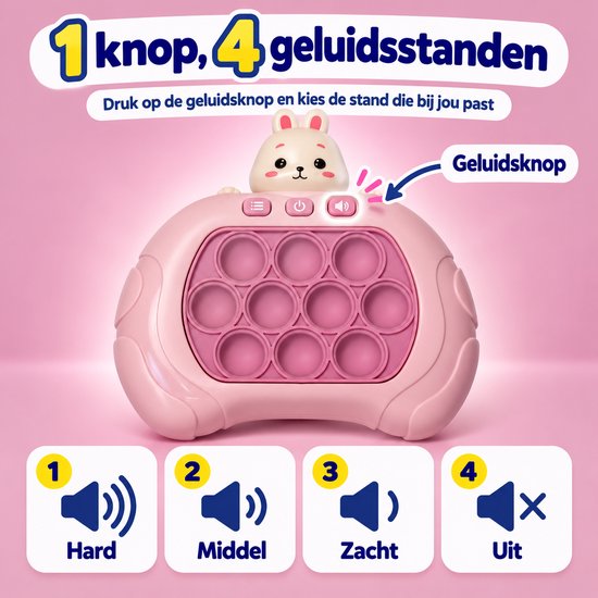 DMG Supply Pop It Game - Pop It - Pop Or Flop - Fidget Toy - Educatief Speelgoed