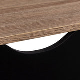 5five Schoenenkast 3 lades 60x24x118 cm voor 18 paar - bruin/zwart