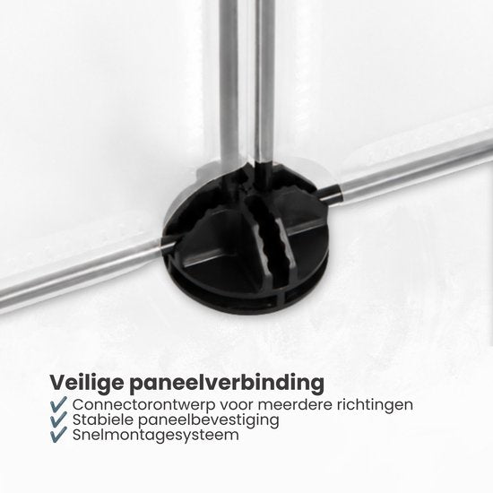 Kattenren voor Binnen - 204 x 102 x 71 cm - Konijnenren - Puppyren - Knaagdierenren - Ren voor Kitten en Puppy - Verstelbaar - Op Maat te Maken
