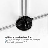 Kattenren voor Binnen - 204 x 102 x 71 cm - Konijnenren - Puppyren - Knaagdierenren - Ren voor Kitten en Puppy - Verstelbaar - Op Maat te Maken