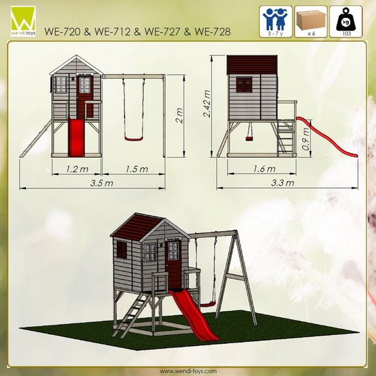 Wendi Toys - Speelhuis - WTM24
