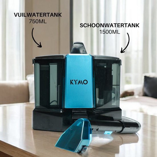 KYMO Vlekkenreiniger - Reinigingsmachine - Waterstofzuiger - Meubelreiniger - Bank reiniger