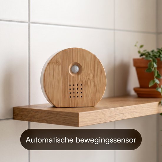 Fidali Vogelhuisje met geluid - bewegingssensor - Vogelgeluiden Huisje Voor op Toilet - vogelgeluiden