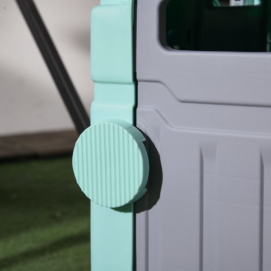Winkelwagen Vouwkrat Trapklimmer Opvouwbaar max. 65 Kg Belastbaar - Mintgroen