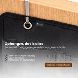 Bed Organizer met 9 Vakken – Bed Opberger Hangend – Opbergzak Bedrand – Schoenen Organizer Bed – Bedside Storage Organizer – Zonder Boren – Zwart