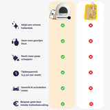 Viervoeter - Automatische Kattenbak - Zelfreinigend - incl Matje en 3 rollen Opvangzakjes