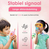 Vesfy Walkie Talkie voor Kinderen - Set van 2 - USB Oplaadbaar - 3KM Bereik - 8 Kanalen - Kinder Portofoon