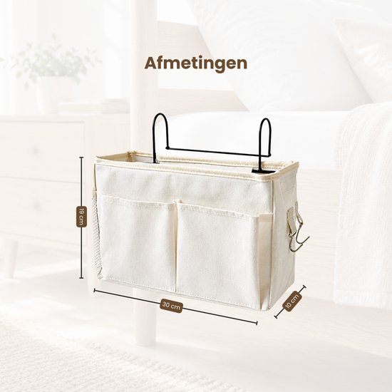 Bedside Pocket - Bed Opbergzak - Katoen